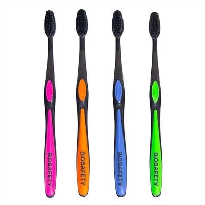 Brosse à dents blanchissante au charbon de bois super doux